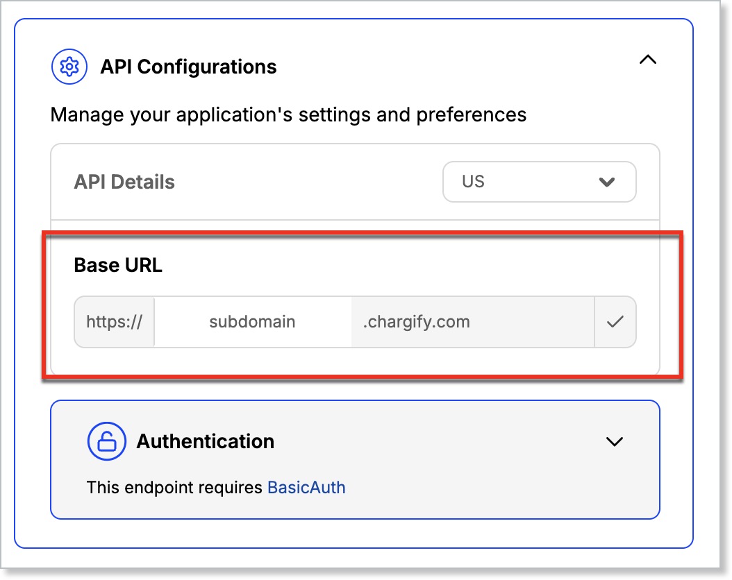 Configure window