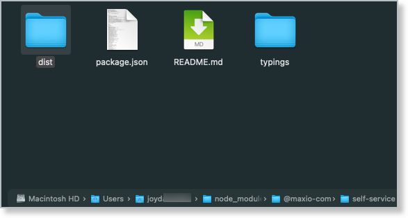 npm modules directory